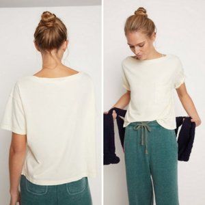 NWT Anthropologie T.La Nalani Boat Neck Tee | S